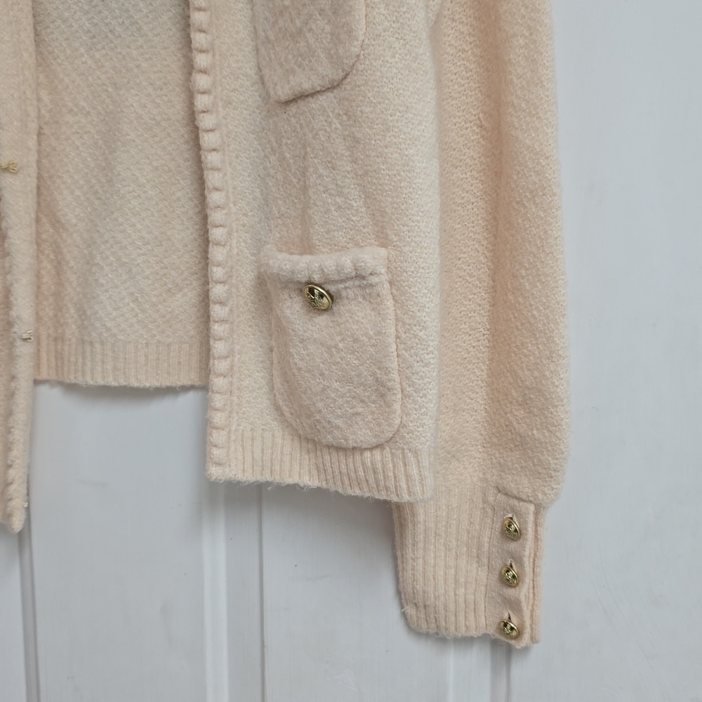 Odette sweater lady jacket with jewel buttons - Picture 5 of 13
